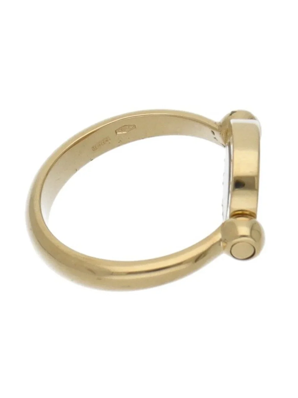 Bvlgari Flip Ring Onyx 18k Yellow Gold